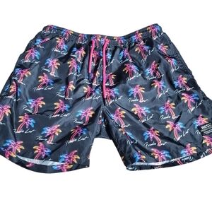 WEZC Shorts Mens Large Women’s XL Multicolor Drawstring Elastic